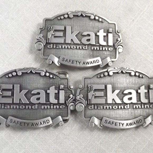 Ekati Diamond Mine Safety Award Belt Buckle - Picture 7 of 7